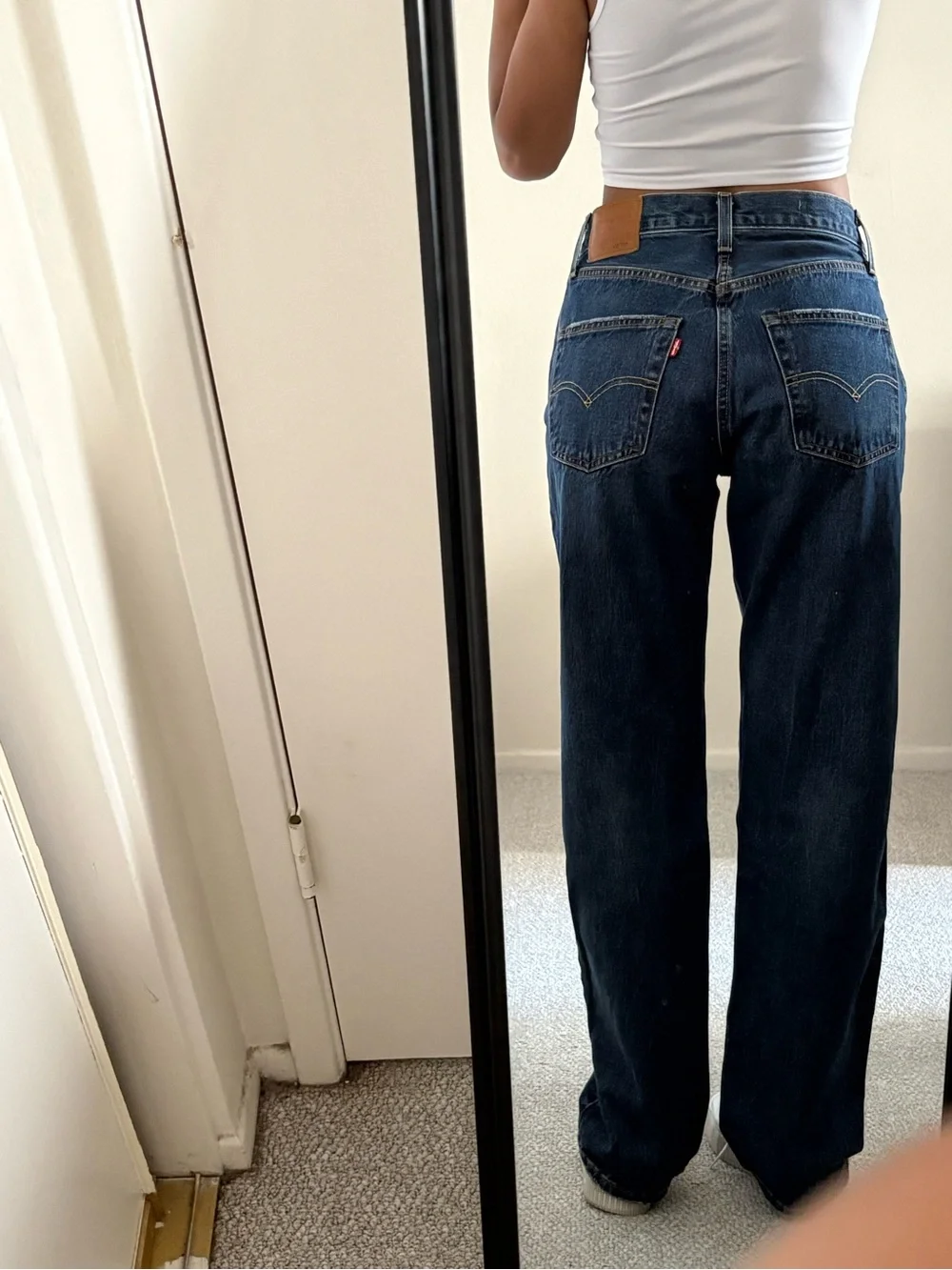 Levi's Premium 501 '90s Straight Leg Selvedge Denim Jeans W25 L30 XS